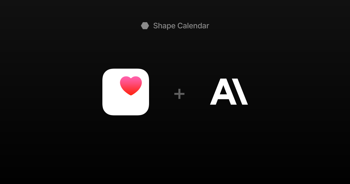 Connect Apple Health to Claude | Shape